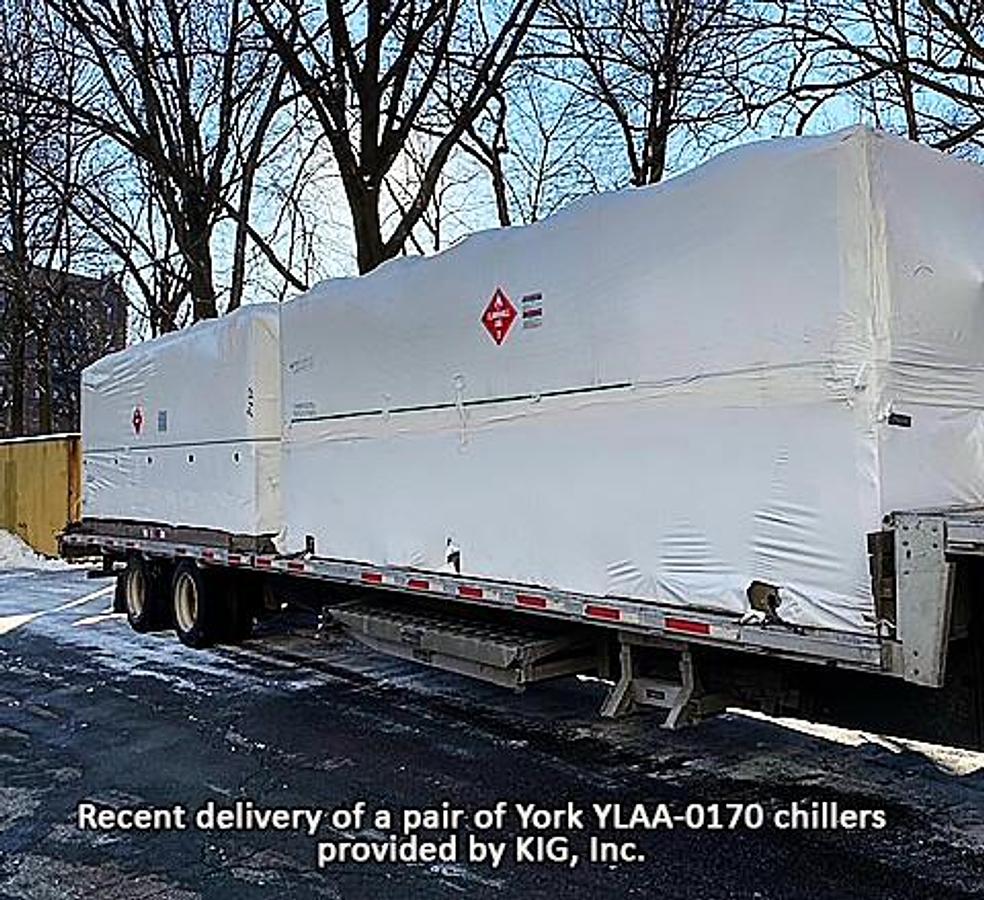 New 2025 YORK 170 ton Chiller YLAA-0170SJ17VSD R454b 208V Out-of-Stock
