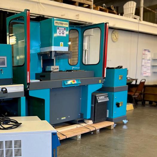 Used Qty (3) Moldman Low Pressure Molding Machines (1) 8200 & (2) 8000's.  TESTED