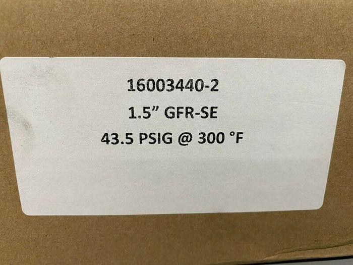 Used BS&B Type GFR-SE Burst Pressure 1.5" Rupture Disc 43.5 PSIG