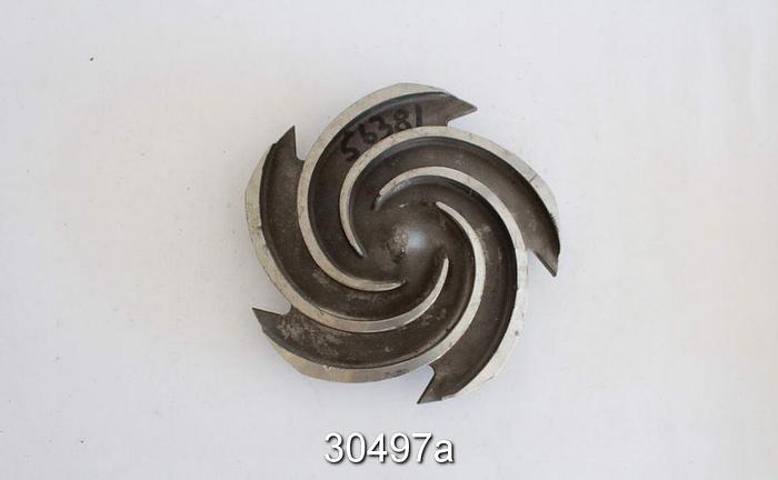 Used Goulds 3196 MT 5-Vane Impeller, 1x2x10 #30497