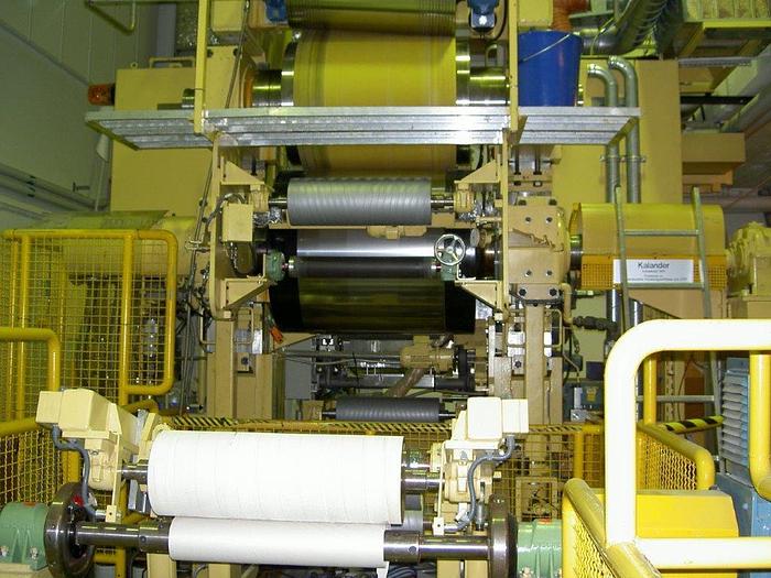 Used 13.75" KLEINEWEFERS LAB SOFT CALENDER STACK