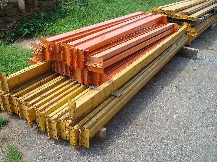 Used LOT OF 42 INCH DEEP PALLET RACKING