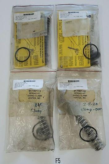 *NEW* LOT OF 4 VEKTEK 61-1501-13 SPRING KITS *SOME MISSING PARTS* + WARRANTY!