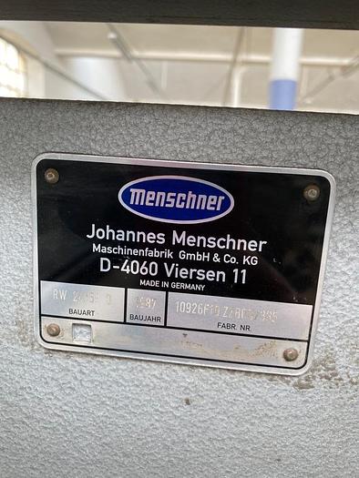 Used Doubling and rolling machine MENSCHER 1800 to 900 mm