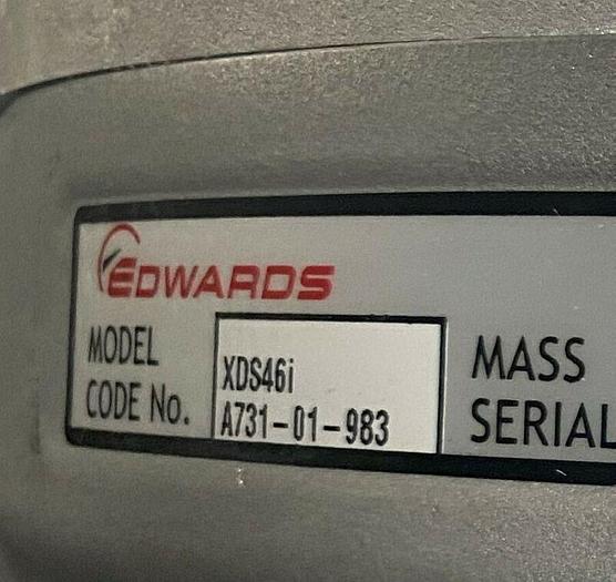Used BOC Edwards XDS46i Dry Scroll Vacuum Pump 120/230 Volt