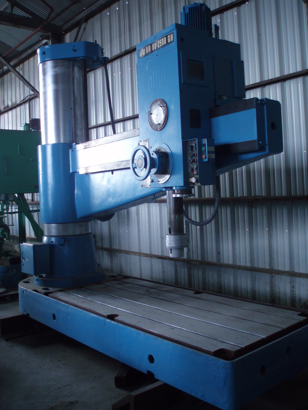 Used 8 ft. x  24" WMW Model BR 80-2500 GH Radial Arm Drill