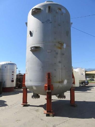 Used Tank, 7,000 Gallon, S/st, 150 PSI, Full Vac, 9' x 13',Tank, 7,000 Gallon, S/st, 150 PSI, Full Vac, 9' x 13', #D742573