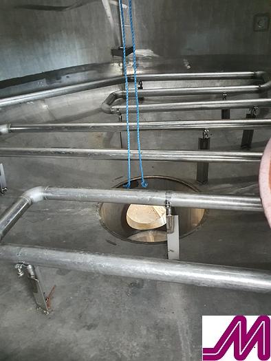 Used Meura 50,000 Litre Stainless Steel Insulated Mix Tank with Internal Coil