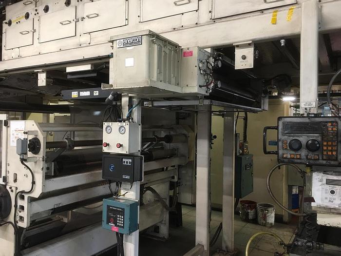 Used 40" (1.0M) PCMC VISION MAX 8 COLOR FLEXOGRAPHIC CI PRINTING PRESS