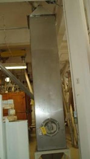 Used Hopper, 40 CF, S/st, 2' X 2' X 10', Cone Bottom (2) #S733172