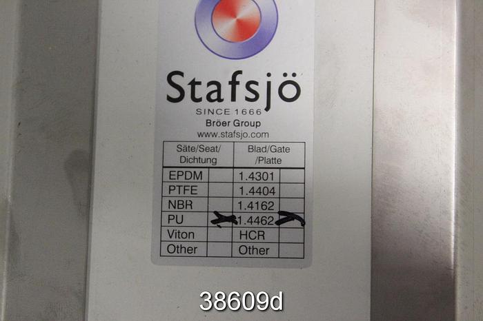 Unused Stafsjo 8" Air Operated Knife Gate Valve, Type RKO #38609