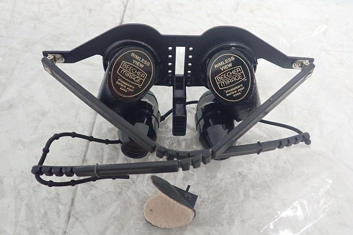 Used Beecher Mirage 5.5x25 Wide Angle Rimless View Binocular Glasses