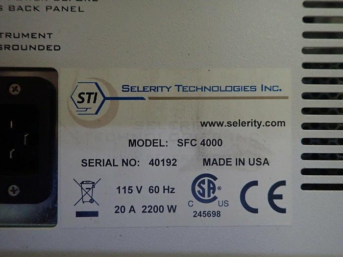 Used Selerity SFC 4000 Series Supercritical Fluid Chromatograph & SAS-100 Autosampler