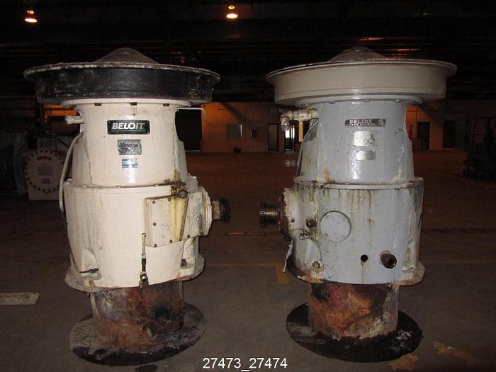 Used Beloit V350 Pulper Drive Beloit Shark V350,  From Model 3396 Pulper, 42" Rotor, And Extraction Chamber, 1" Holes On Extraction Plate #27473