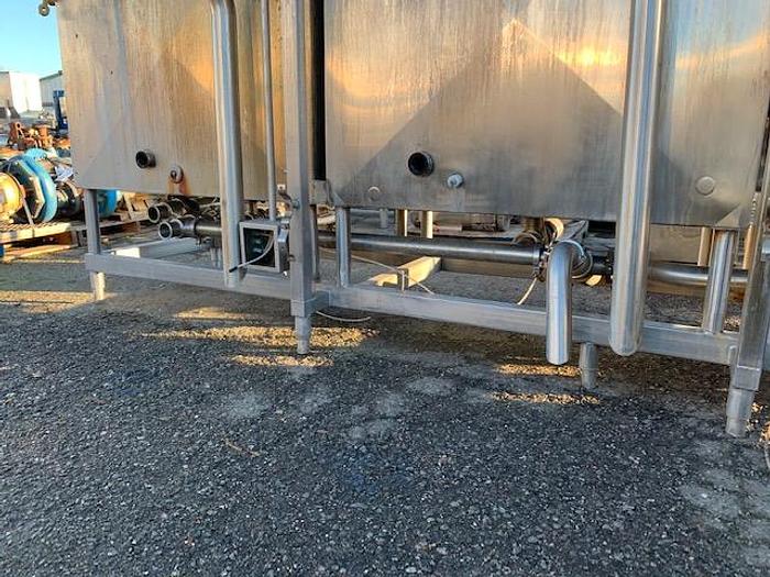 Used 3 Tank Stainless Steel CIP Skid System