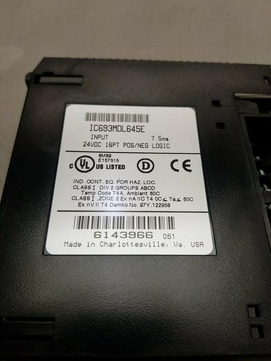Used GE Fanuc IC693MDL645E Input Module