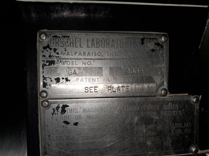 Used Urschel Laboratories Inc. Model GA Dicer