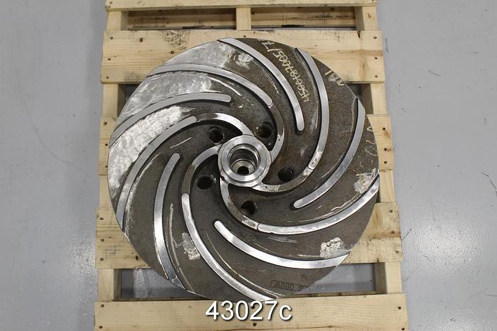 Unused Sulzer APT 55-12 Stainless Steel 5-Vane Open Type Impeller #43027