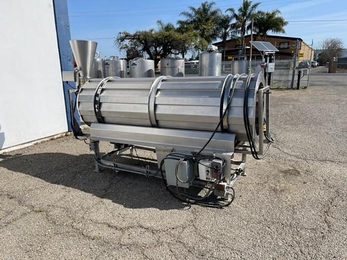 Used Seasoning Drum 8’ L x 5’ W Drum Diameter is 2’ 6’’