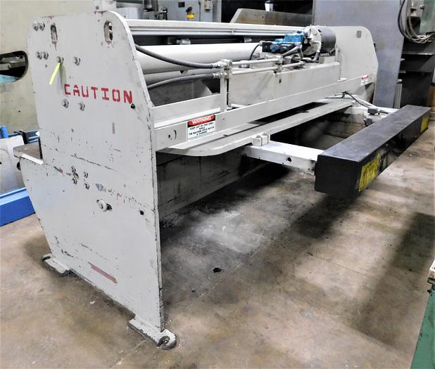 Used Accurshear 10' x 10ga Hydraulic Shear 813510