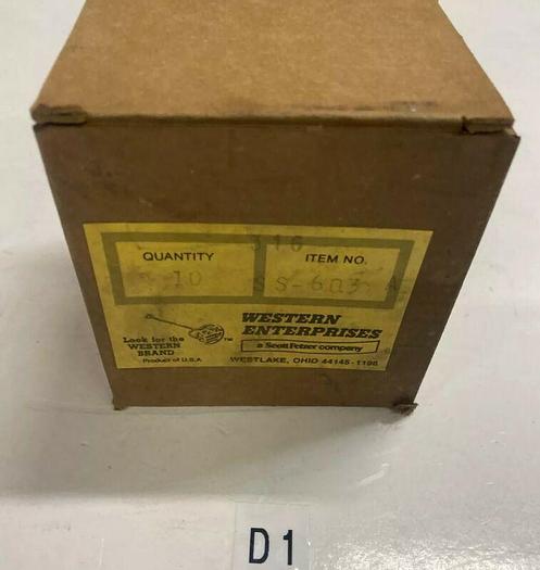 Qty 10 Western Enterprises SS-603A Stainless Nipple 1/4" NPT Male CGA-660 2.5"L