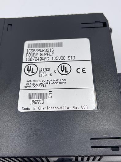 Used GE IC693PWR321S