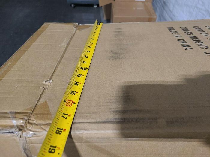 Used Grainger 5UTH8 Lipped Shelf Rolling Cart NEW IN BOX! 4 Available Dark Gray