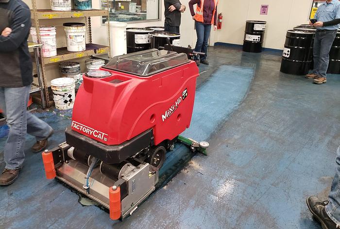Factory Cat Mini HD Walk-Behind Floor Scrubber