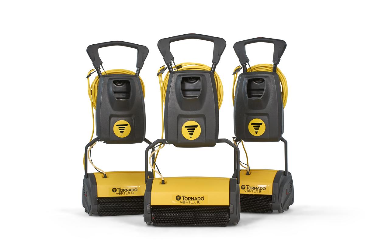 Used TORNADO VORTEX 13" MULTISURFACE SCRUBBER