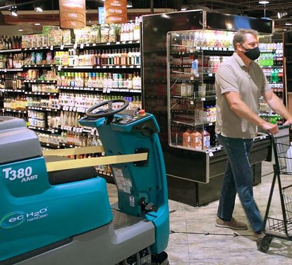T380AMR Robotic Floor Scrubber