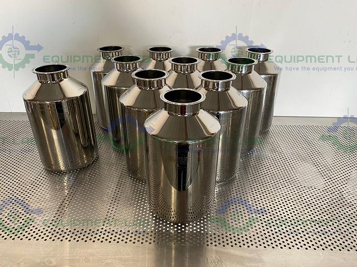 Used Eagle Stainless BTBEP-21 316L Stainless Steel 10 Liter Bottle w/ 4" Sanitary Fit