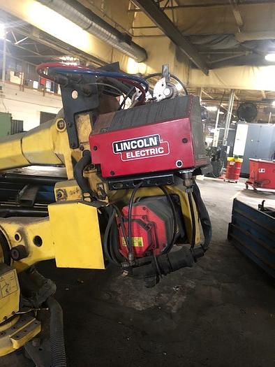 Used GENESIS VERSA 2G DUAL TRUNNION MIG WELDING CELL YR.1998 W/FANUC ARCMATE 120IC/10L ROBOT YR. 2008