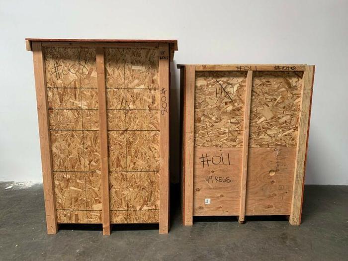 Used GW Kent 15 Gallon Kegs w/ 4" TC Top Sanitary Fittings