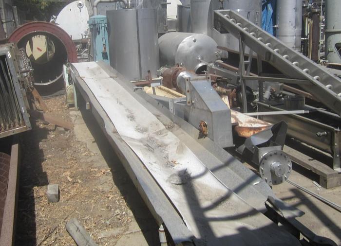 Used Conveyor, Belt, 17" x 21', C/st, 1/2 Hp, Incline #S739039