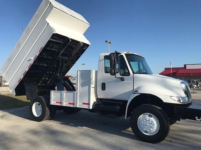 Used 2012 International 4300 4x4 14ft Chipper Dump Truck - C64798