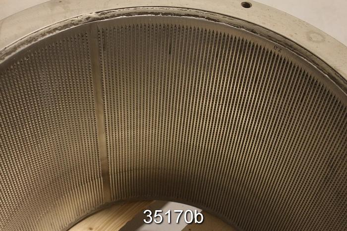 Unused Beloit M18 Pressure Screen Basket, .078" Holes #35170