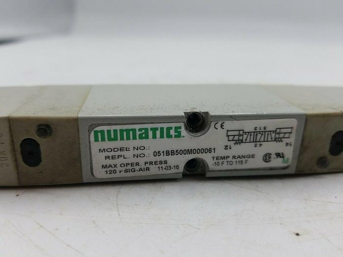 Used Numatics 051BB500M000061 Solenoid Valve