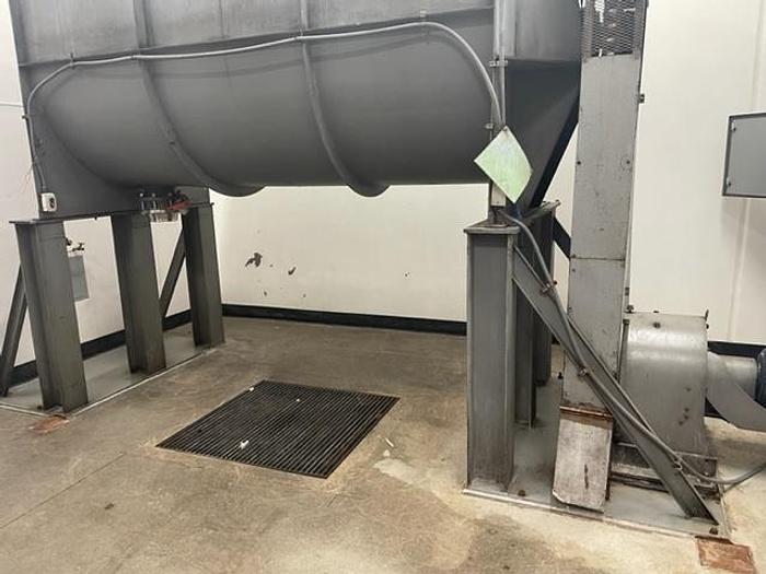 Used Mixer, Ribbon, 210 Cubic Feet, Stainless Steel, 30 HP, Double Ribbon #S744804