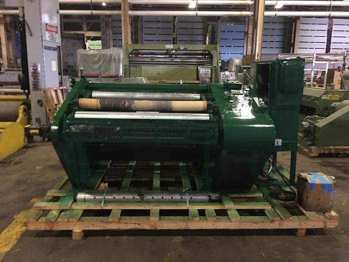 Used 40" WIDE STANFORD SLITTER REWINDER MODEL 212 40" OD UNWIND/REWIND 2000 FPM
