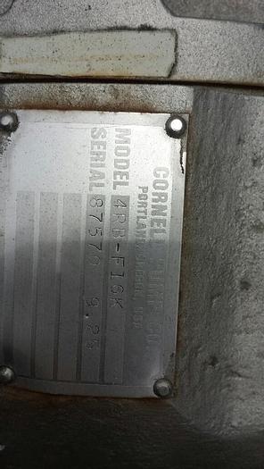 Used Pump, Centrif., 20 HP, Cornell, C/st #S739407
