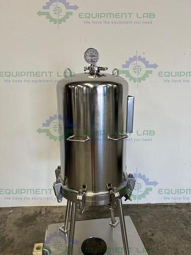 Used Begerow Beco-Integra Stainless Steel Filter Housing w/ Valves, 16" SS Housing