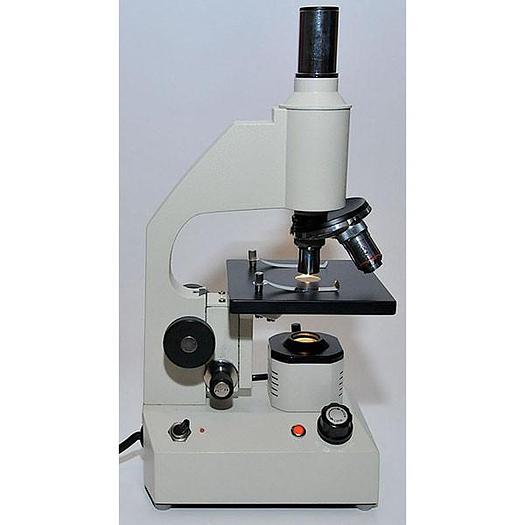 Used Student Microscope with Illumination / Halogen Lamp, PRM-11