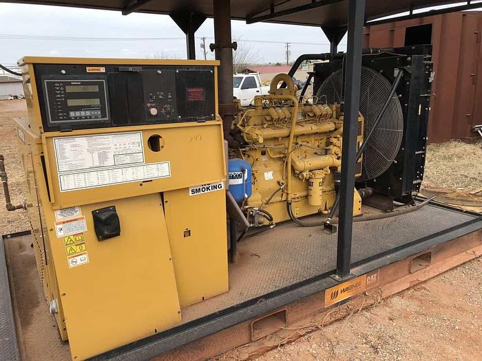 Used G3406SI TALC Caterpillar Natural Gas Industrial Generator Set Power Unit Package
