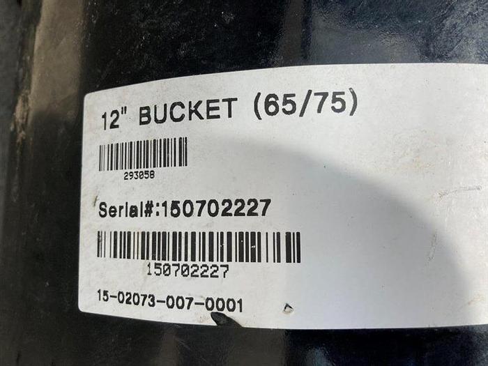 12" Mini Excavator Rock Bucket with Teeth