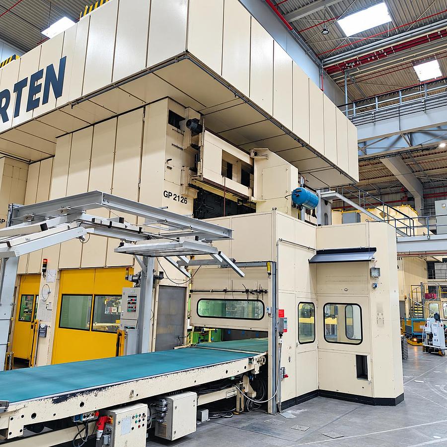 Ricondizionato 7500 Ton Tandem Press Line – 5 WEINGARTEN 1000 Ton+ 1 SMG-SCHULER 2500 Ton
