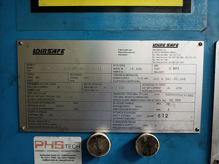 Usato 2003 LOIRE SAFE EDIMC 1000-400-250/50-25/20-15