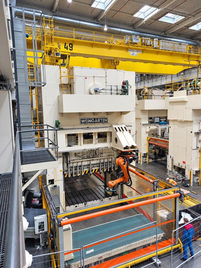 Usato WEINGARTEN VK 1000 Ton Link Drive Press 4000x2200 mm – Ex BMW Dingolfing