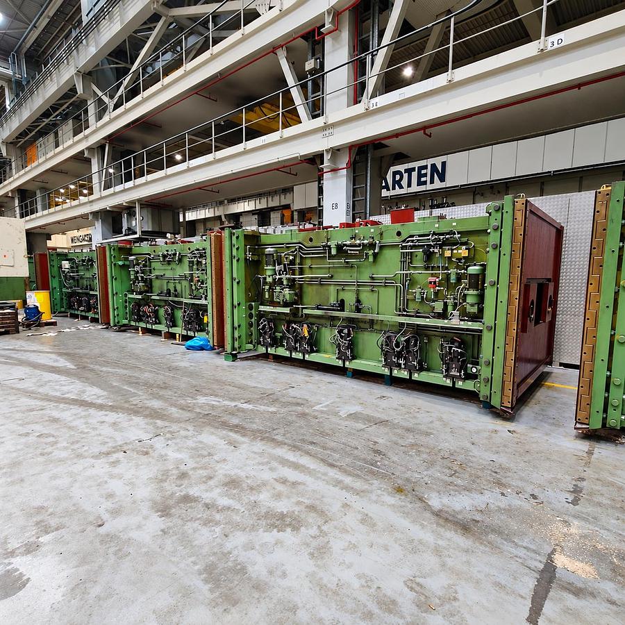 Ricondizionato 7500 Ton Tandem Press Line – 5 WEINGARTEN 1000 Ton+ 1 SMG-SCHULER 2500 Ton