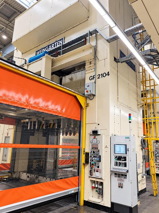 Usato WEINGARTEN VK 1000 – 1000 Ton Link Drive Press – Ex BMW Dingolfing
