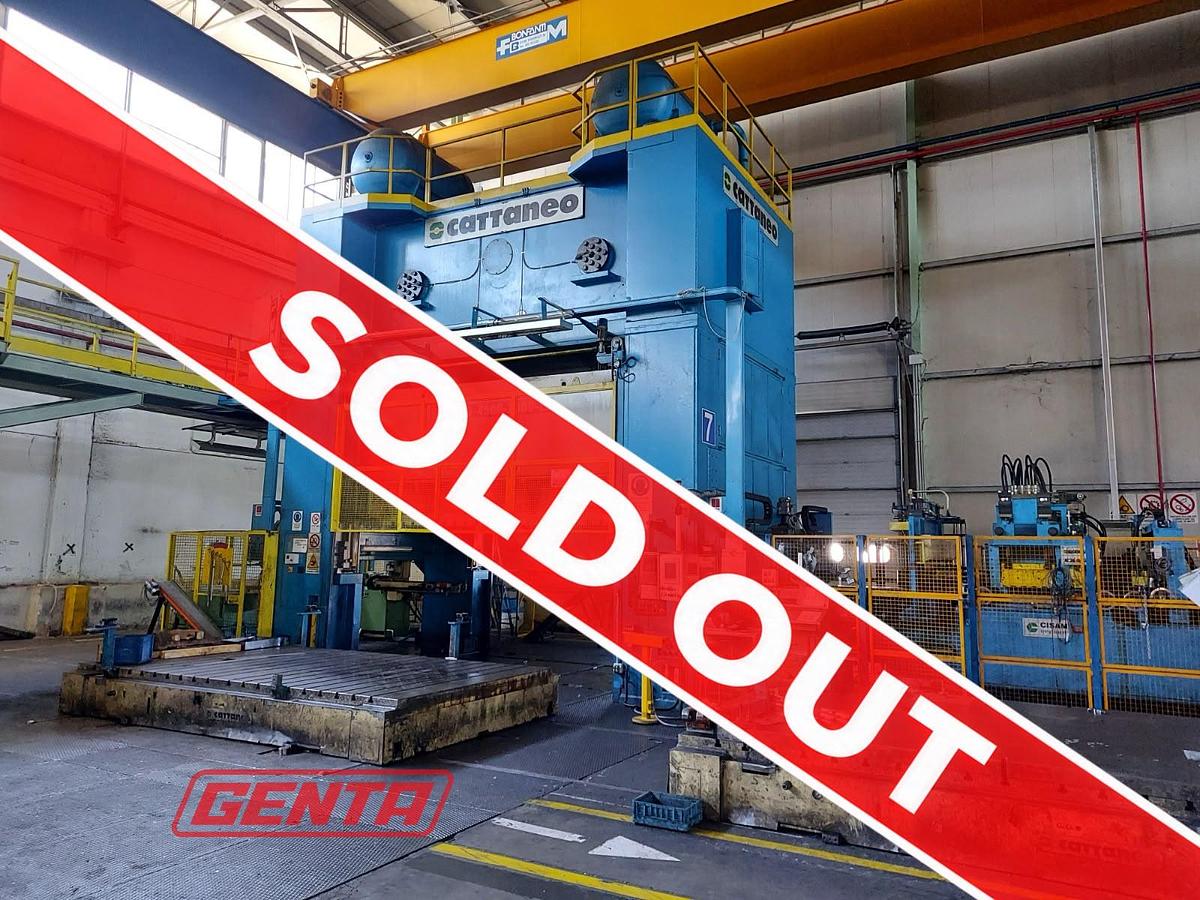 Usato CATTANEO 2000 Ton Link Drive Press 4500 x 2500 mm - with cushion
